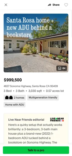 Live Near Friends app